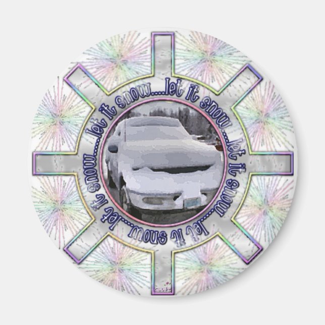 Låt det snöa magnet (Framsidan)