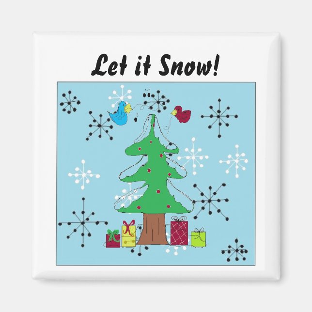 Låt det snöa! magnet (Framsidan)