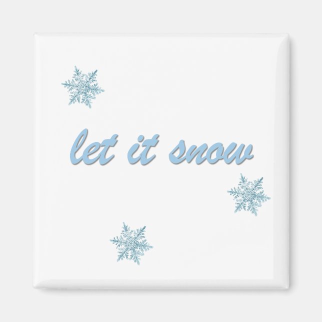Låt det snöa Magnet (Framsidan)