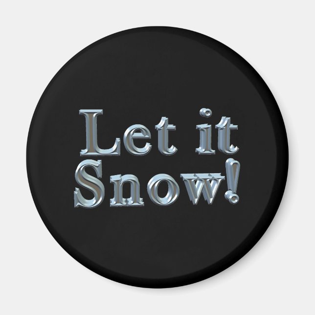 Låt det snöa magnet (Framsidan)