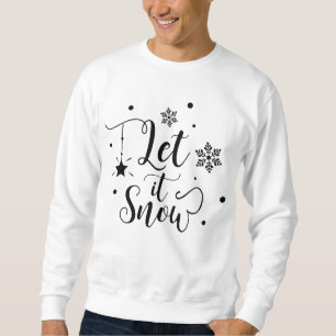 Låt det snöa med Snöflingor - jultröja Långärmad Tröja
