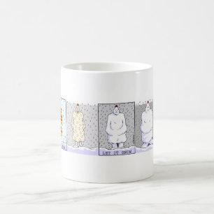 Låt det snöa muggen kaffemugg
