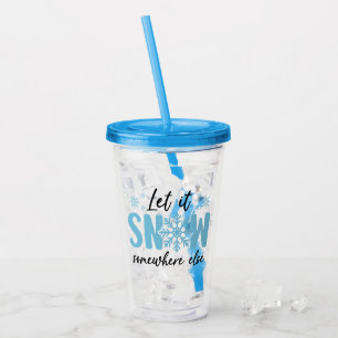 Låt det snöa någon annanstans - Lönsam vinter-desi Take Away Mugg