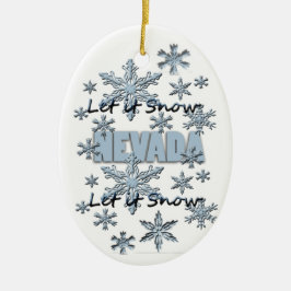 Låt det snöa Nevada jul Ornament