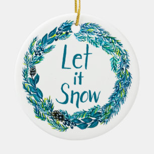 Låt det snöa ornament
