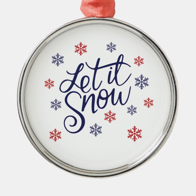 Låt det snöa ornament (Framsidan)