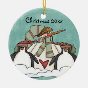 Låt det snöa Ornament för Snögubbe Keepsaké