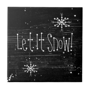 Låt det snöa panel kakelplatta