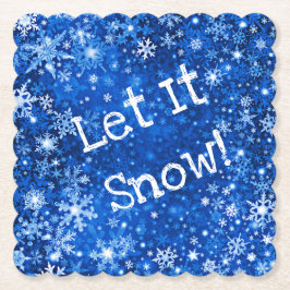 Låt det snöa Papper Underlägg för Anpassningsbar