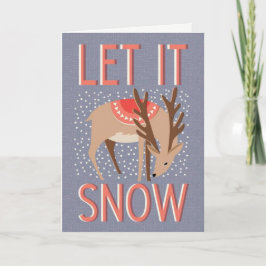 Låt det snöa! Renjulkort Helgkort