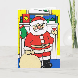 Låt det snöa! , Santa som tycker om ett Helgkort
