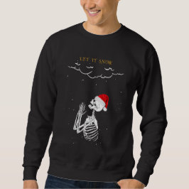 Låt det snöa Skeleton Lång Ärmad Tröja