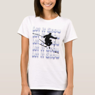 Låt det snöa Skier T Shirt