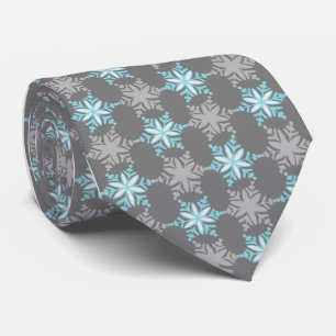 Låt det snöa Snöflinga Grå Slips