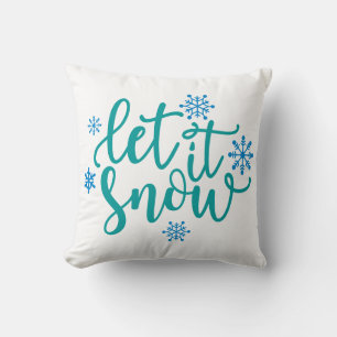 Låt det snöa Snöflingor Kudde