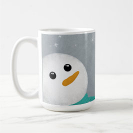 Låt det snöa Snögubbe Kaffemugg