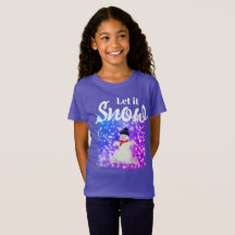 Låt det snöa snögubbe T-Shirt