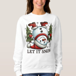Låt det snöa Snögubbe-vinterjulen T Shirt