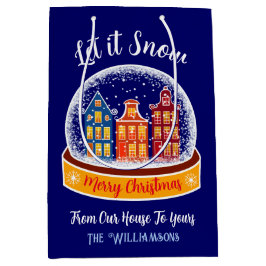 Låt det snöa Snowglobe Amsterdam-julbyn