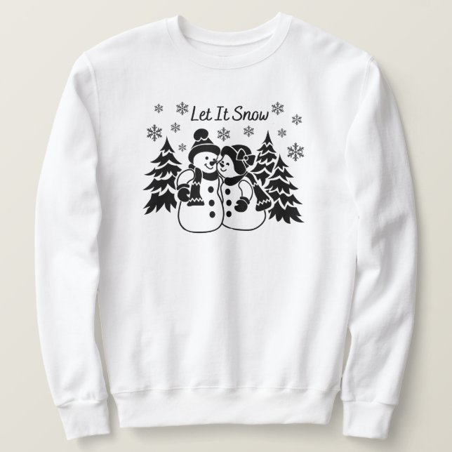 Låt det snöa Sweatshirt (Design framsida)