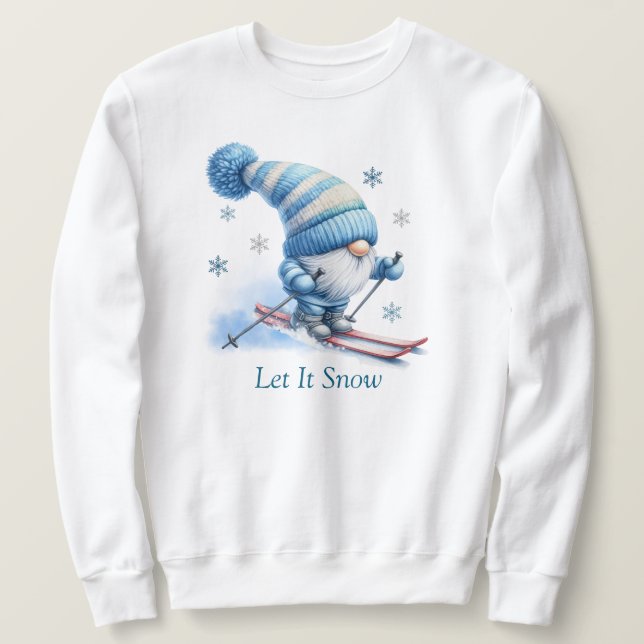 Låt det snöa Sweatshirt (Design framsida)
