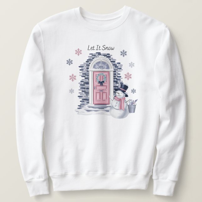 Låt det snöa Sweatshirt (Design framsida)