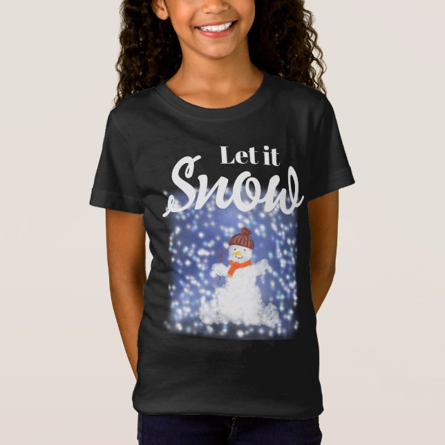 Låt det snöa T-Shirt (Framsida)