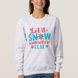 Låt det snöa t shirt