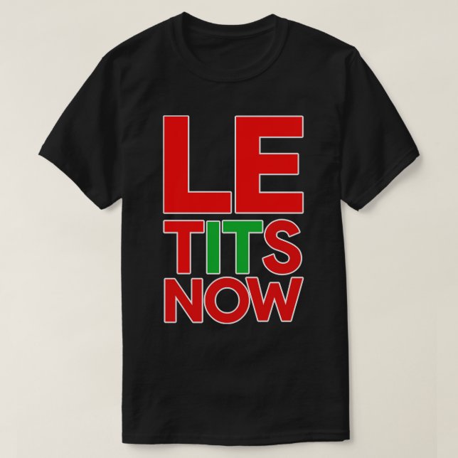 LÅT DET SNÖA T SHIRT (Design framsida)