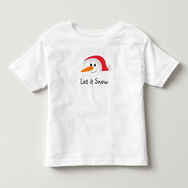 Låt det snöa t-shirt (Framsida)