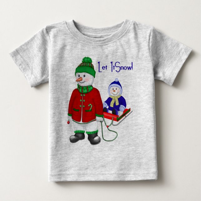 Låt det snöa tee (Framsida)