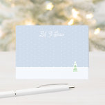 Låt det snöa Tiny Winter Träd Ice Blue Polka dots Post-it Block<br><div class="desc">Ett litet gräs träd som är täckt i snö lägger till en grönt av julen till en enkel vinterscen med snöande polka dots mot ett islandskap i blå himmel och snölandskap. Behålla säsong som säger "Låt det snöa" eller använda anpassningsbarnas textmall för att lägga till ditt namn, roligtens vintercitat eller...</div>