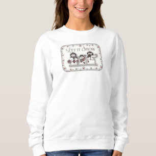 Låt det snöa - tre Snögubbar T Shirt