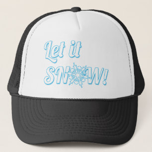 låt det snöa truckerkeps