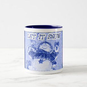 Låt det snöa Två-Tonad mugg