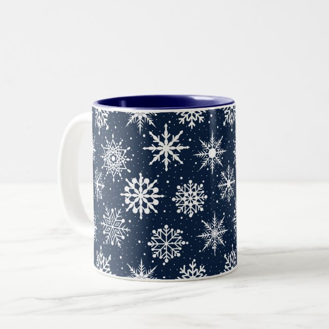 Låt det snöa Två-Tonad mugg (Framsida vänster)