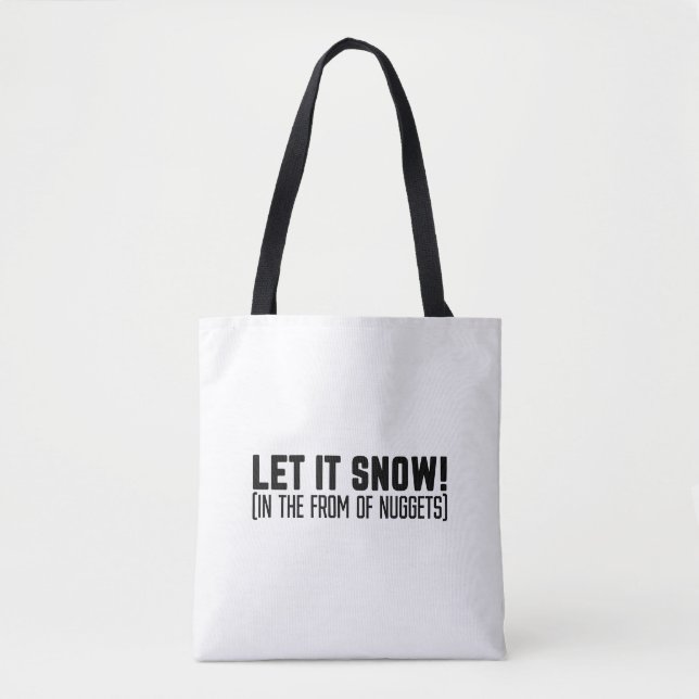 Låt det snöa tygkasse (Framsida)