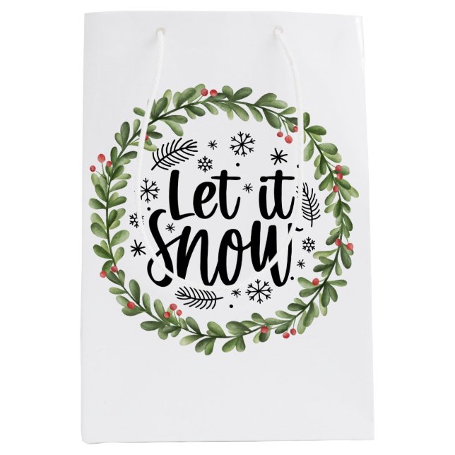 Låt det snöa vattenfärgsutslag (Framsidan)