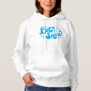 Låt det snöa vinter-design t shirt