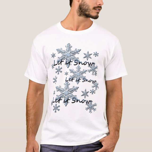 Låt det snöa vitt t shirt (Framsida)