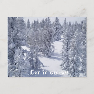 Låt det snöa vykort