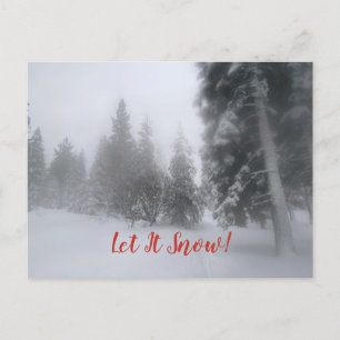 Låt det snöa! vykort