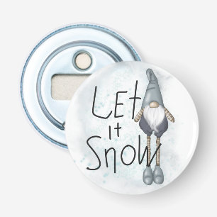 Låt det snöa Winter Gnome Flasköppnare
