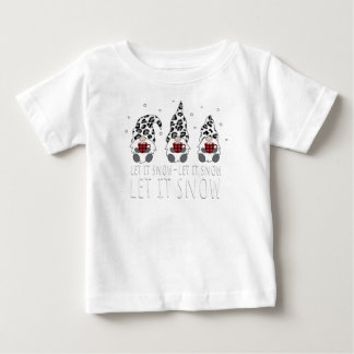 LÅT DET SNÖA Winter Gnome - Leopard Buffalo Play T Shirt