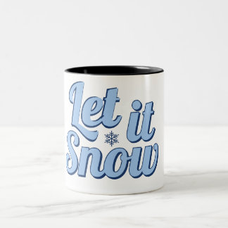 "Låt det snöa Winter Mugg - Perfekt Helgdag Gift"