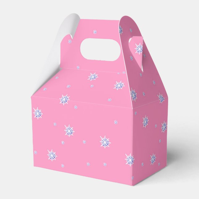 Låt det snöa - Winter Snöflingor Presentaskar (Framsidan Sidan)