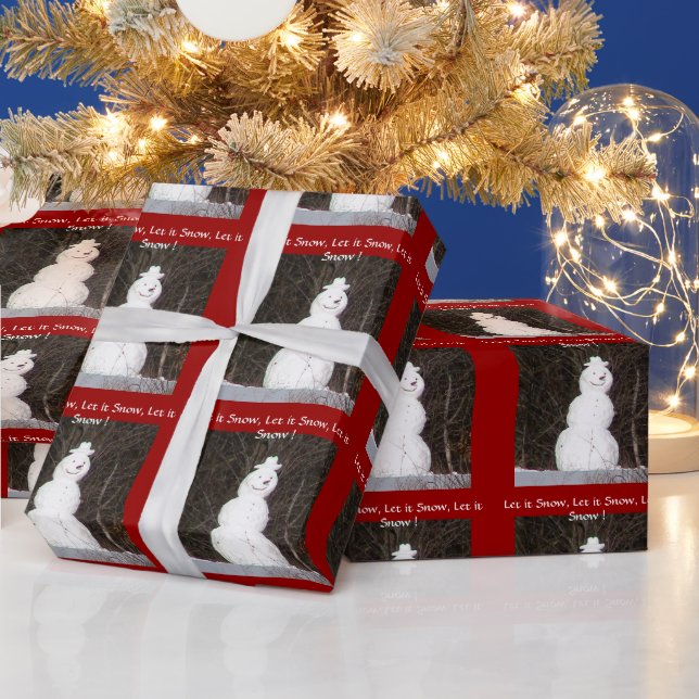 Låt det snöa Winter Wrapping Papper Presentpapper (Helgdagar)