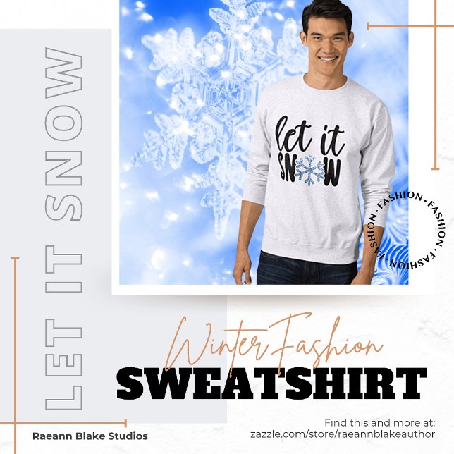 Låt det snöa Wintertime Sweatshirt (Skapare uppladdad)