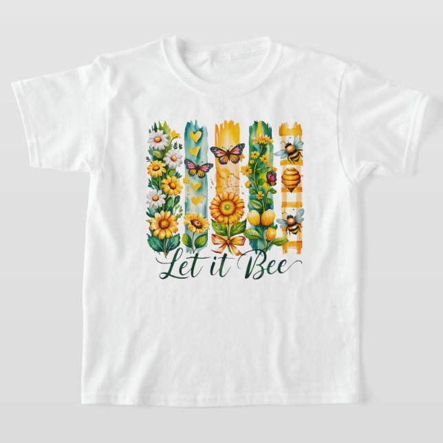 Låt Det Vara Bina T Shirt (Laydown)