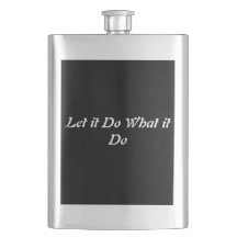 "Låt det vara" Flask
